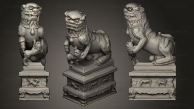 Animal figurines (STKJ_0349) 3D model for CNC machine